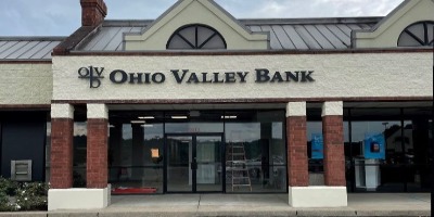 picture of the front of a bank office