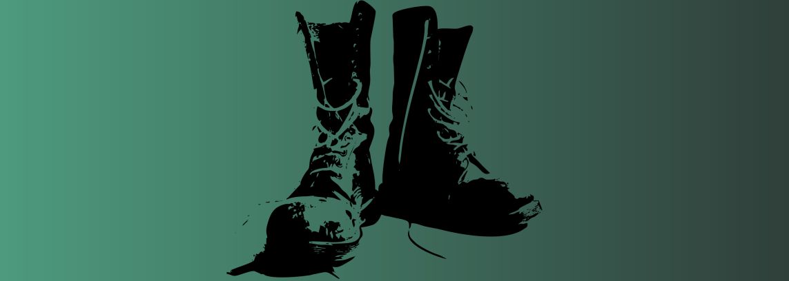 Ruck Walk symbolic boots